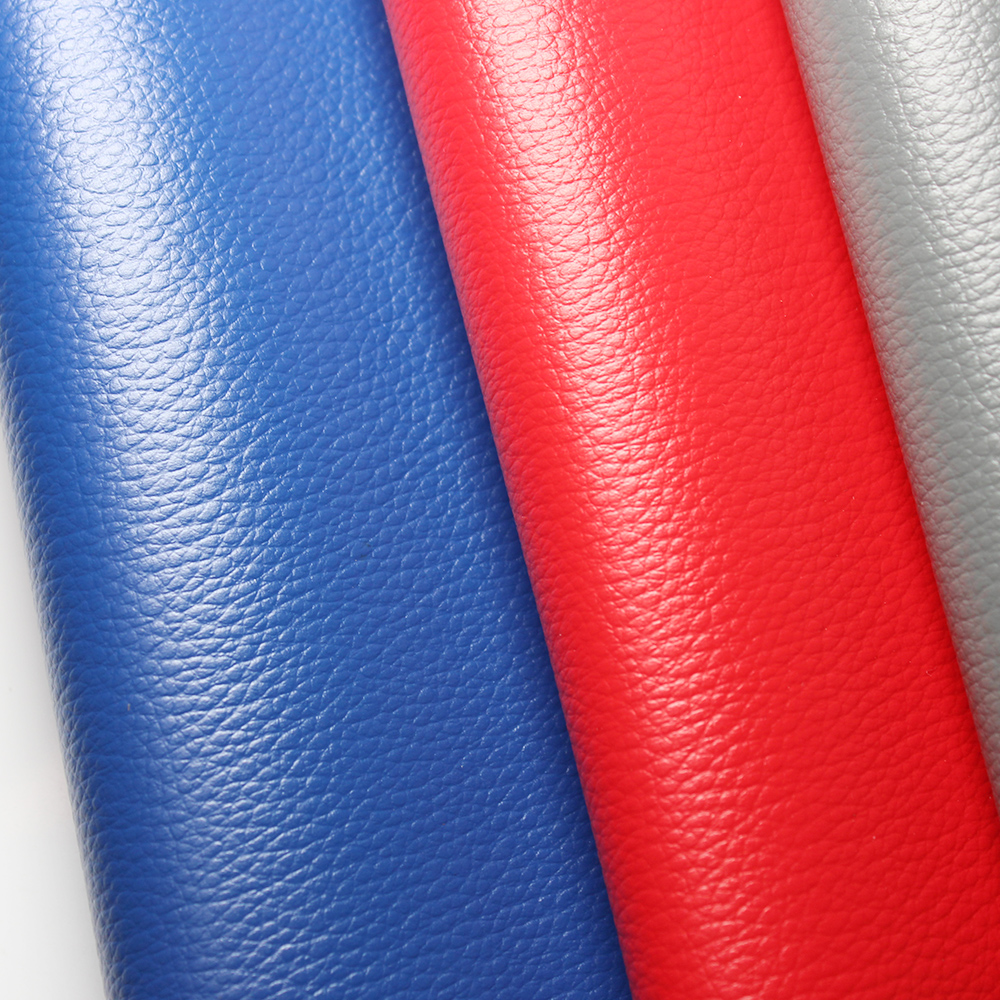 PVC motorcycle seat leather in multiple colors