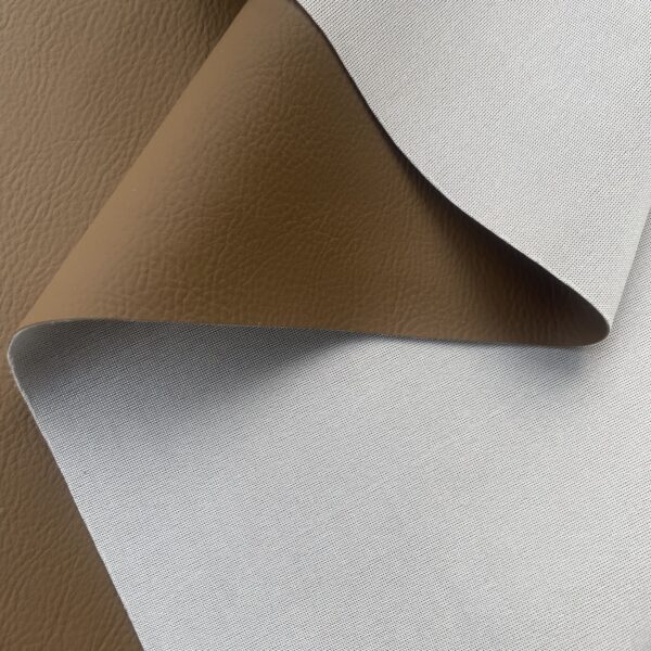XZ73462 natural grain PVC leather for motorcycle seats (4) XZ73462 PVC leather with white single-sided fabric backing