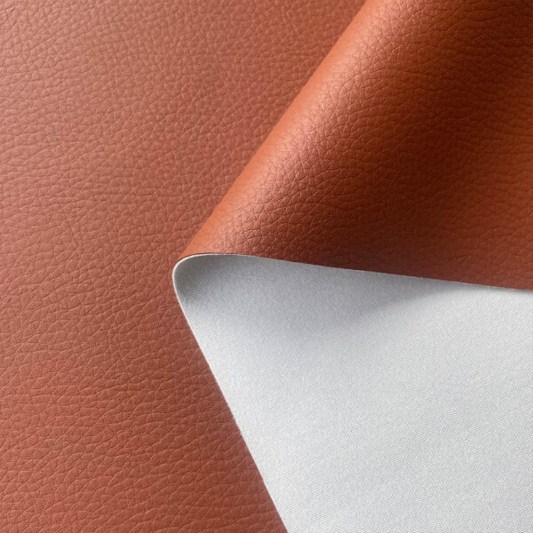 XZ73463 fine pebble grain PVC leather with white fabric backing for motorcycle seats (1) PVC synthetic leather for scooter seat upholstery