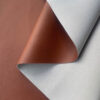 XZ73463 fine pebble grain PVC leather with white fabric backing for motorcycle seats (4) XZ73463 PVC leather with white single-sided fabric backing