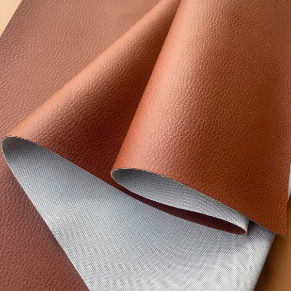XZ73463 fine pebble grain PVC leather with white fabric backing for motorcycle seats (5) 0.8mm PVC leather for motorcycle saddle upholstery