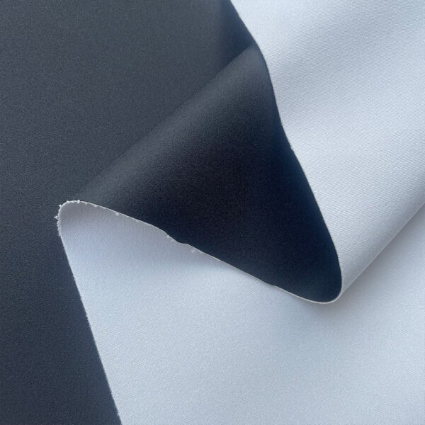 XZ73466 PVC leather with white four-way stretch backing