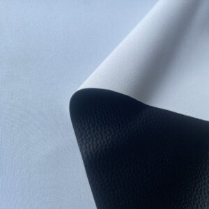 XZ73467 PVC leather with white four-way stretch backing