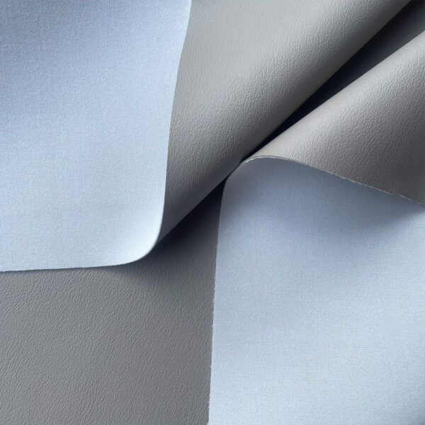 XZ73468 PVC leather with white four-way stretch backing