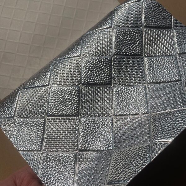 0.7mm patterned PVC leather for motorcycle saddle upholstery