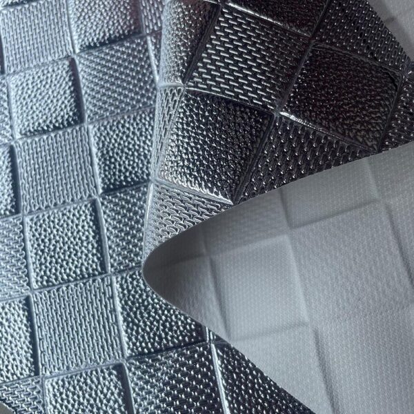 XZ73481 PVC leather with knitted fabric backing