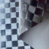 XZ73482 Basket Weave PVC Leather for Motorcycle Seats (3) embossed PVC synthetic leather for scooter seats