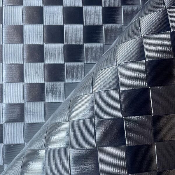 XZ73482 Basket Weave PVC Leather for Motorcycle Seats (4) XZ73482 basket weave embossed PVC leather for motorcycle seats