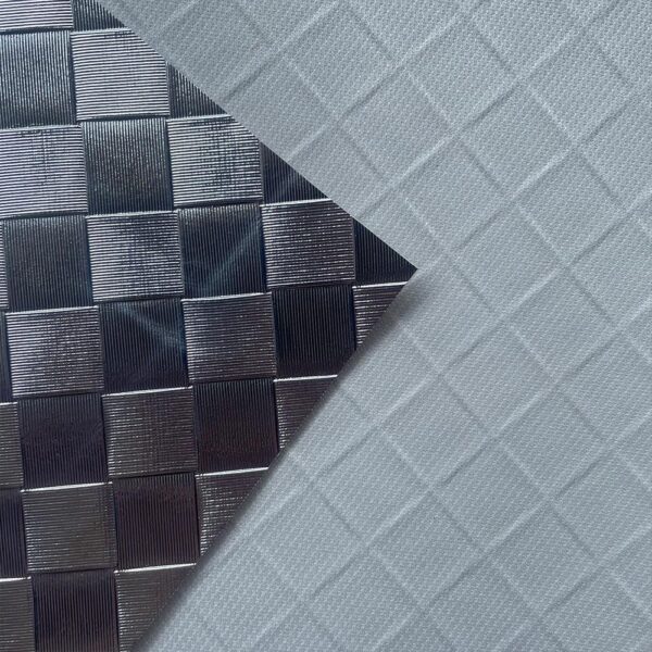 XZ73482 Basket Weave PVC Leather for Motorcycle Seats (5) 0.7mm woven grain PVC leather for motorcycle saddle upholstery