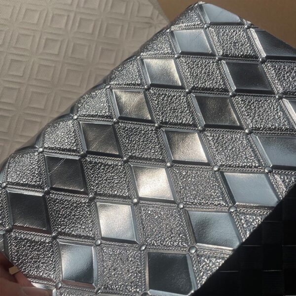 0.7mm embossed PVC leather for motorcycle saddle upholstery