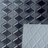 geometric embossed PVC synthetic leather for scooter seats