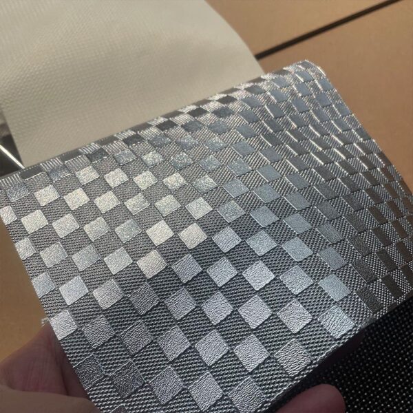 0.7mm embossed PVC leather for motorcycle saddle upholstery