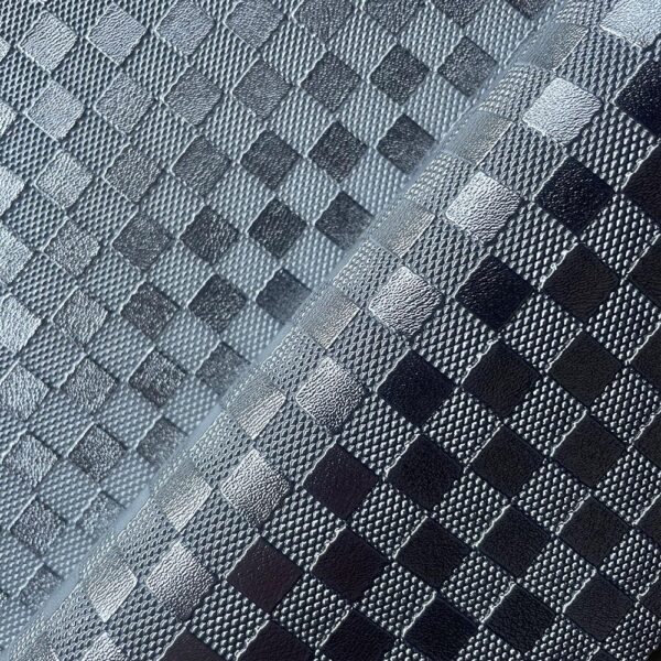 small checkerboard PVC motorcycle seat leather texture
