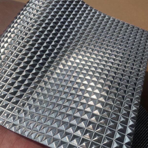 3D pyramid PVC motorcycle seat leather texture