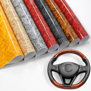 XZ73490 high-gloss PVC leather for steering wheels