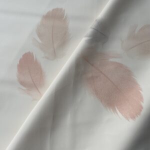 XZ73500 feather printed PVC tablecloth leather (5) XZ73500 feather printed PVC tablecloth material
