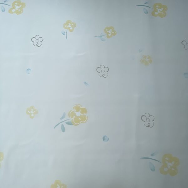 XZ73501 floral printed PVC tablecloth leather (2) floral pattern PVC material for table covers