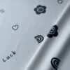 XZ73502 lucky symbol printed PVC tablecloth leather (1) lucky symbol PVC material for table covers