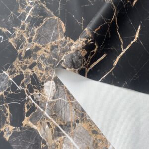 XZ73503 black gold marble PVC tablecloth leather (4) XZ73503 black gold marble PVC tablecloth material