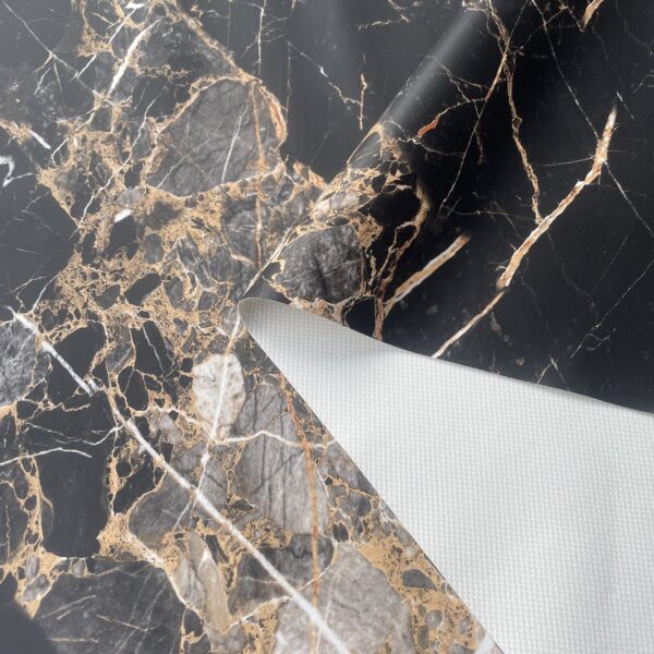 XZ73503 black gold marble PVC tablecloth leather (4) XZ73503 black gold marble PVC tablecloth material