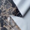 XZ73503 black gold marble PVC tablecloth leather (5) XZ73503 PVC tablecloth material with terry fabric backing