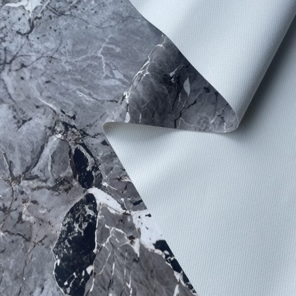 XZ73504 PVC tablecloth material with terry fabric backing