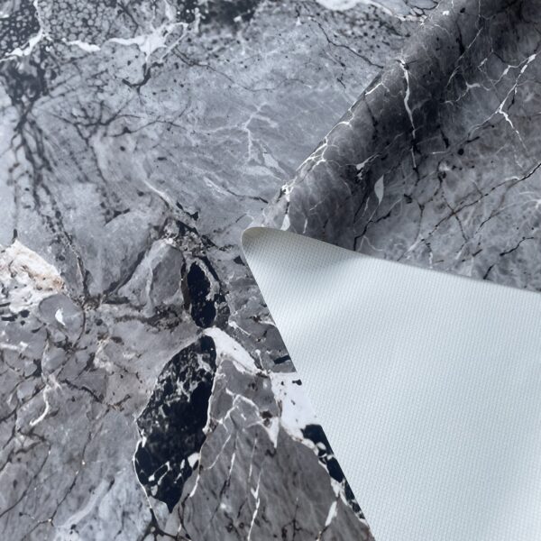 0.45mm marble printed PVC tablecloth material