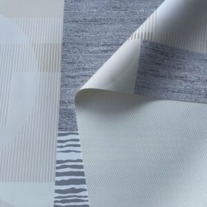 XZ73505 abstract geometric PVC tablecloth leather (4) 0.45mm printed PVC tablecloth material