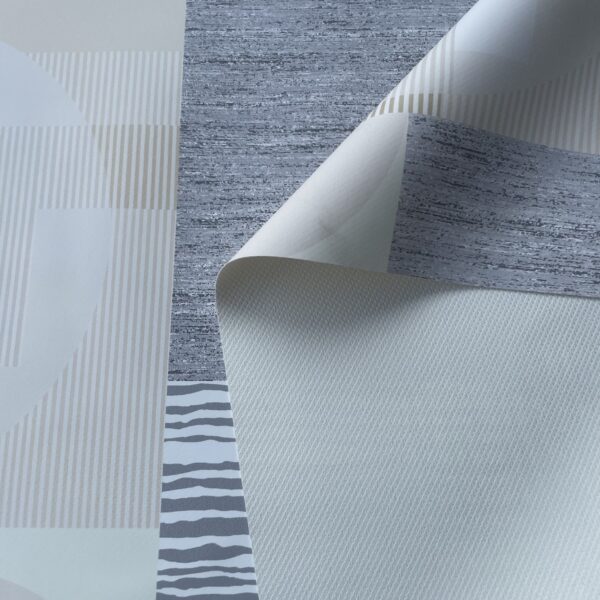 XZ73505 abstract geometric PVC tablecloth leather (4) 0.45mm printed PVC tablecloth material