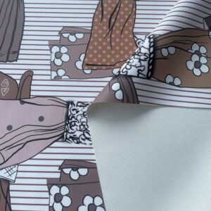 decorative printed PVC material for kitchen tablecloths