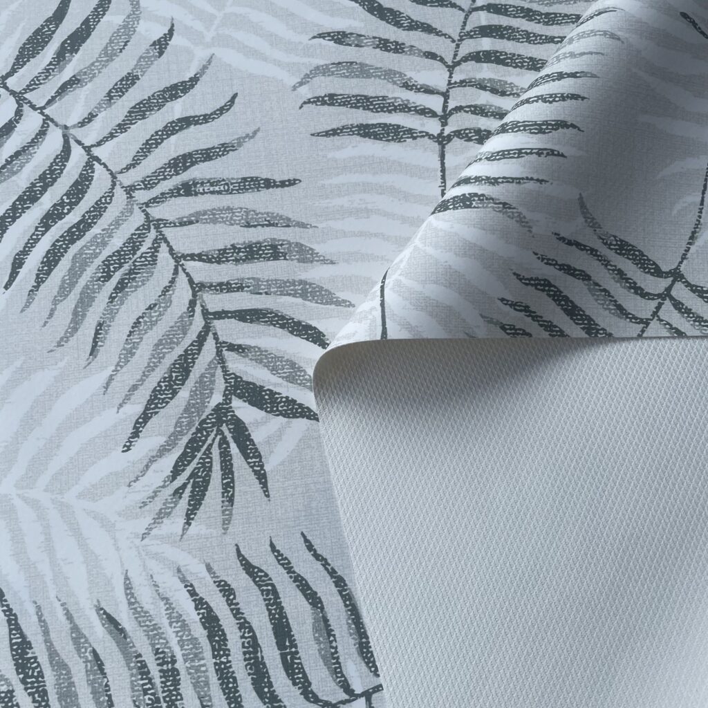 XZ73508 tropical leaf PVC tablecloth material