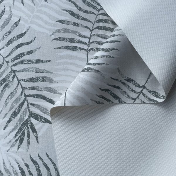 XZ73508 tropical leaf printed PVC tablecloth leather (5) XZ73508 PVC tablecloth material with terry fabric backing