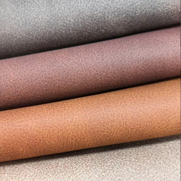 waterproof fabric grain PVC leather for couch upholstery