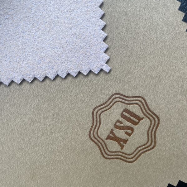 XZ73523 pressure-sensitive color-changing synthetic leather for labels (1) reactive surface PVC packaging leather