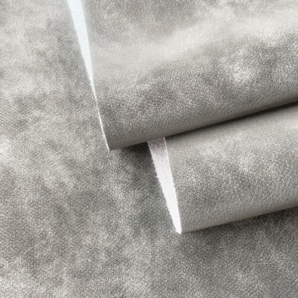 XZ73534 distressed metallic PVC leather