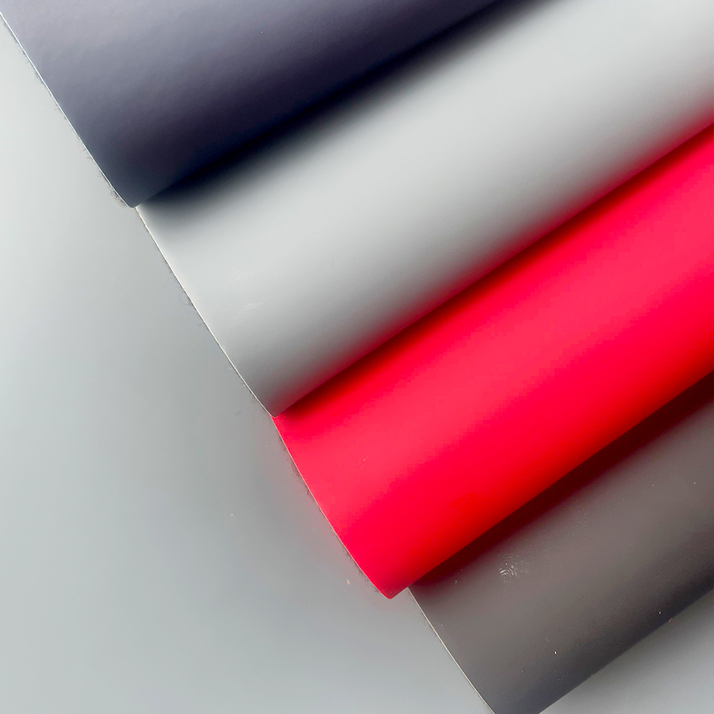 XZ73535 2mm PVC leather with needle-punched cotton backing