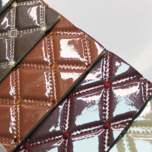 XZ73563 glossy diamond quilted PVC automotive leather