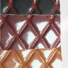 XZ73563 glossy diamond quilted PVC leather for car interiors (2) glossy diamond quilted PVC leather for car seats