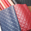 diamond stitched PVC leather for car seats