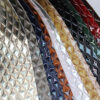 XZ73628 diamond pattern embossed PVC leather for bags