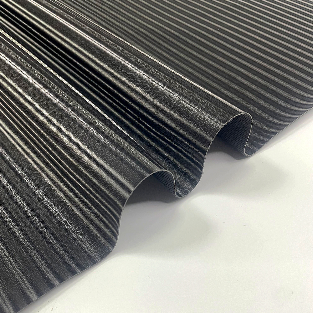 XZ73638 vertical stripe PVC motorcycle seat leather