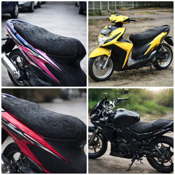 XZ73640 Liquid Marble Pattern PVC Leather for Motorcycle Seats