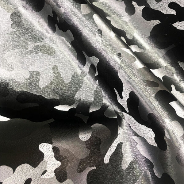 XZ73643 Tone-on-Tone Camouflage PVC Leather for Motorcycle Seats