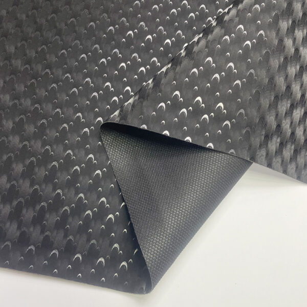 XZ73648 PVC leather with terry fabric backing
