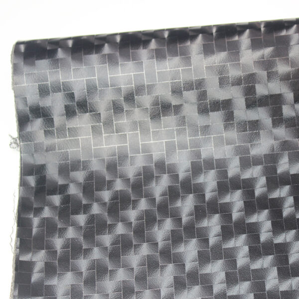basket weave embossed PVC leather texture