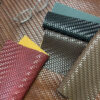 XZ73663 woven basket embossed PVC leather for bags