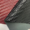 XZ73663 woven basket embossed PVC leather for bags