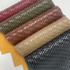 XZ73663 woven basket embossed PVC leather for bags