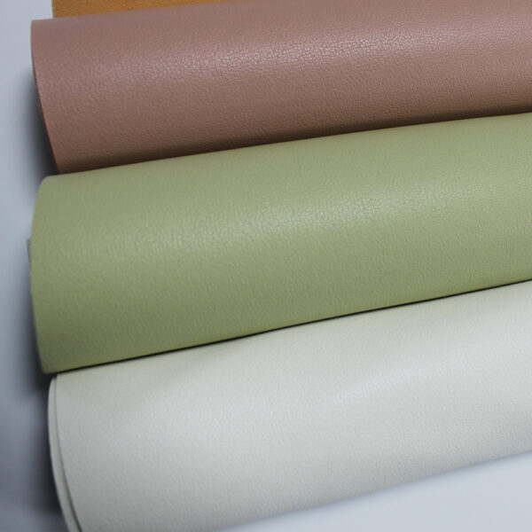XZ73666 1.2mm 2528 cowhide grain PVC leather for bags with brushed fabric backing (6) XZ73666 1.2mm 2528 cowhide grain PVC leather for bags with brushed fabric backing
