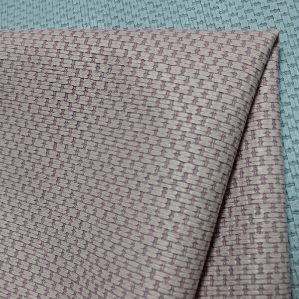 XZ73669 basket weave embossed PVC leather with woven texture (6) XZ73669 basket weave embossed PVC leather with woven texture